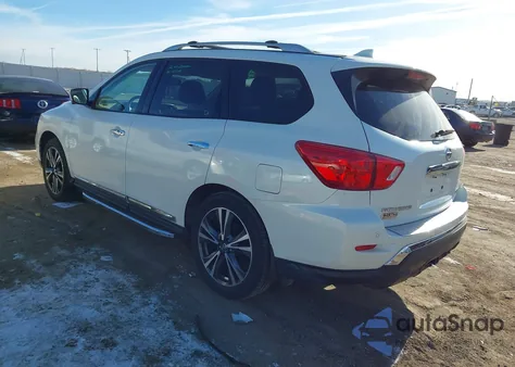 2019 Nissan Pathfinder Platinum из США, поврежденный, VIN 5N1DR2MN0KC654308